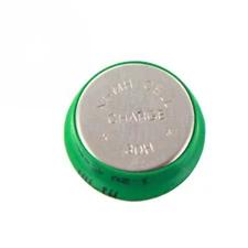 Coin Button Rechargeable Battery 40mAh NiMH 1.2V Flat Top Cell