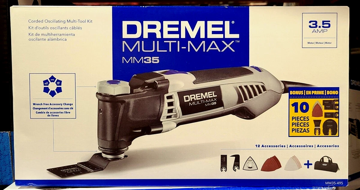 Dremel MM35 Corded Oscillating Multi-Tool Kit 25 Pieces - Brand New - Free  Ship