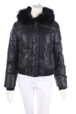 Marc O´Polo Down Jacket Real Fur Trim D 38 black