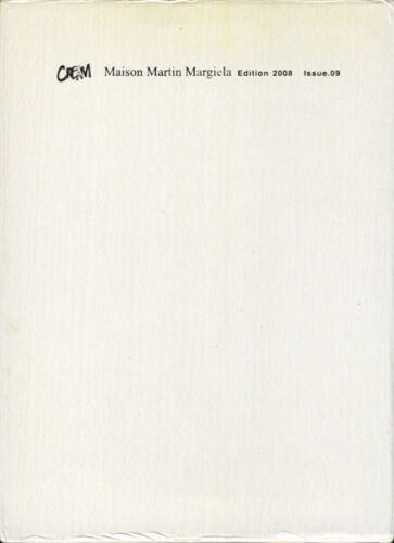 Cream Maison Martin Margiela edition 2008 Issue 09 Hong Kong Art Artbook - Picture 1 of 2