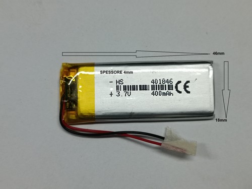 batterie a litio di polimeri varie mha 3,7 volt per dispositivi domotici - Foto 41 di 77