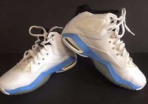 womens blue and white jordans