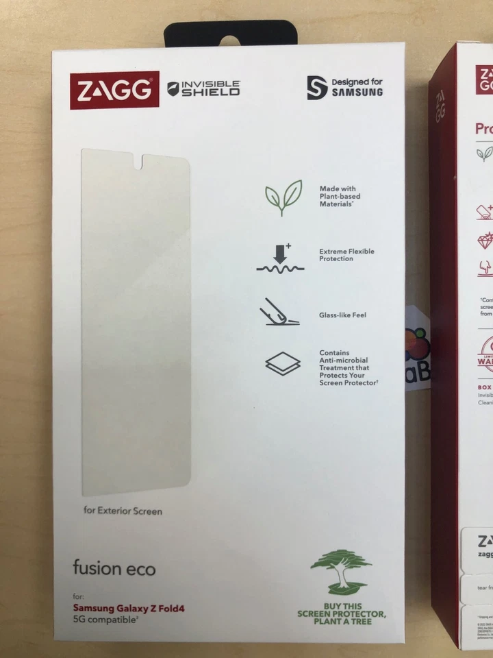 Protector de pantalla Zagg Invisible Shield Fusion Eco para Samsung Galaxy Z Fold4 Foto 2 de 4