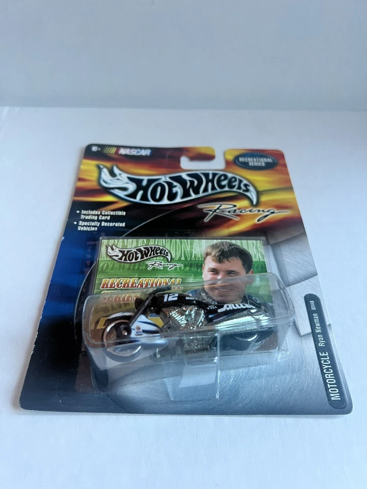Motocicleta Hot Wheels Racing Recreational Series #12 Ryan Newman Alltel Foto 3 de 4