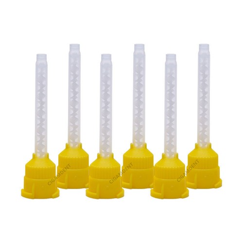 Dental Impression Mixing Tips Intraoral Yellow Light Body Impression Material - Picture 3 of 5