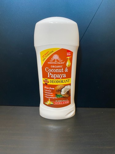 Essential Palace Organic Coconut & Papaya Deodorant with 24 Hour Protection