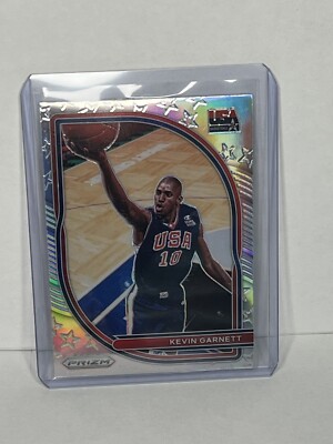 KEVIN GARNETT 2020-21 Panini Prizm Team USA SILVER PRIZM Parallel, SP Wolves #4