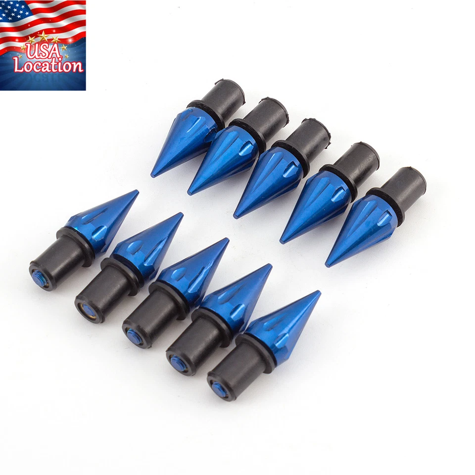 Kit de 10 tornillos para parabrisas de espiga para Yamaha YZF R6 R1 600R R6S XJ600 EE. UU. Foto 2 de 4