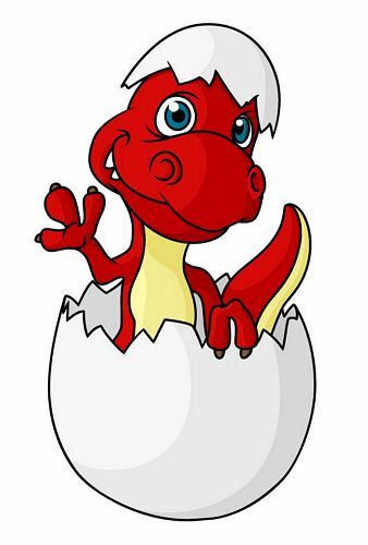 Aufkleber Sticker Dinosaurier Ei Autoaufkleber-image