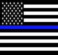 USA Thin Blue Line Bandana Doo Rag 21" x 21" Police Lives Matter Bandanna USA