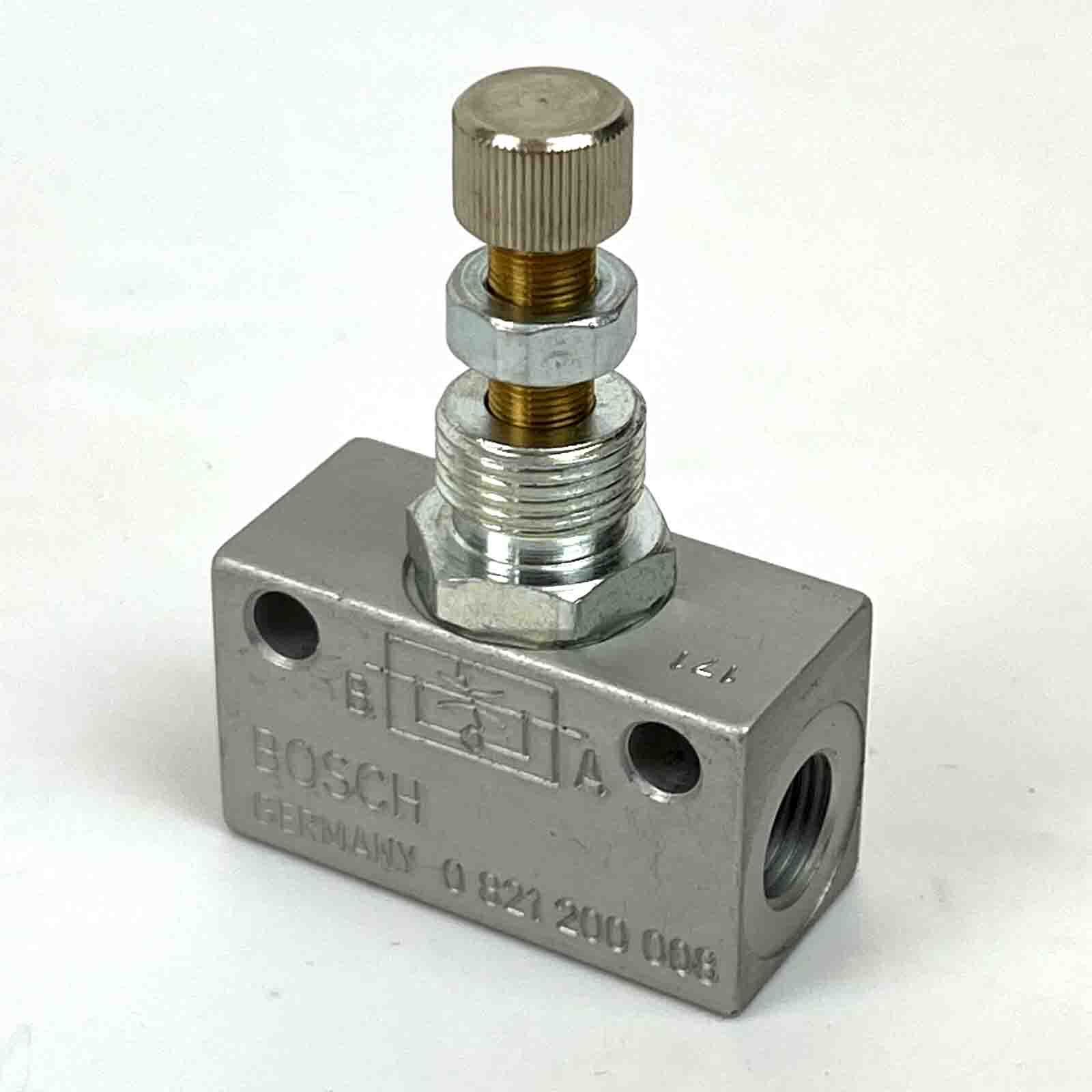 Bosch 0821200008 Pneumatic Throttle Valve, Control Valve, Used