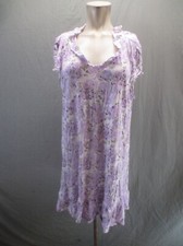 RALPH LAUREN Size XL Womens Purple Short Sleeve Lightweight Sheath Dress 285