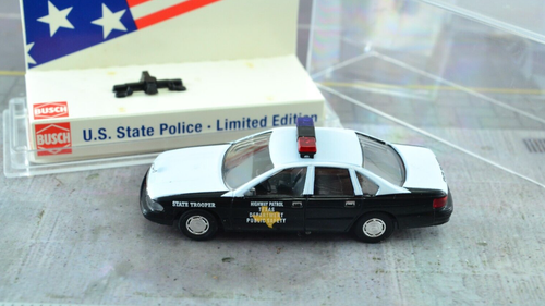 Busch 47673 Chevrolet Caprice Texas Highway Patrol Police 1:87 HO Scale