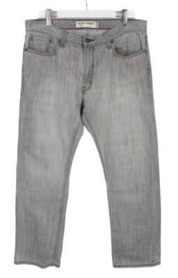 Levi's 514 Slim Straight Herrenjeans W36/L30 Fade Effekt Zip Fly Denim Grau