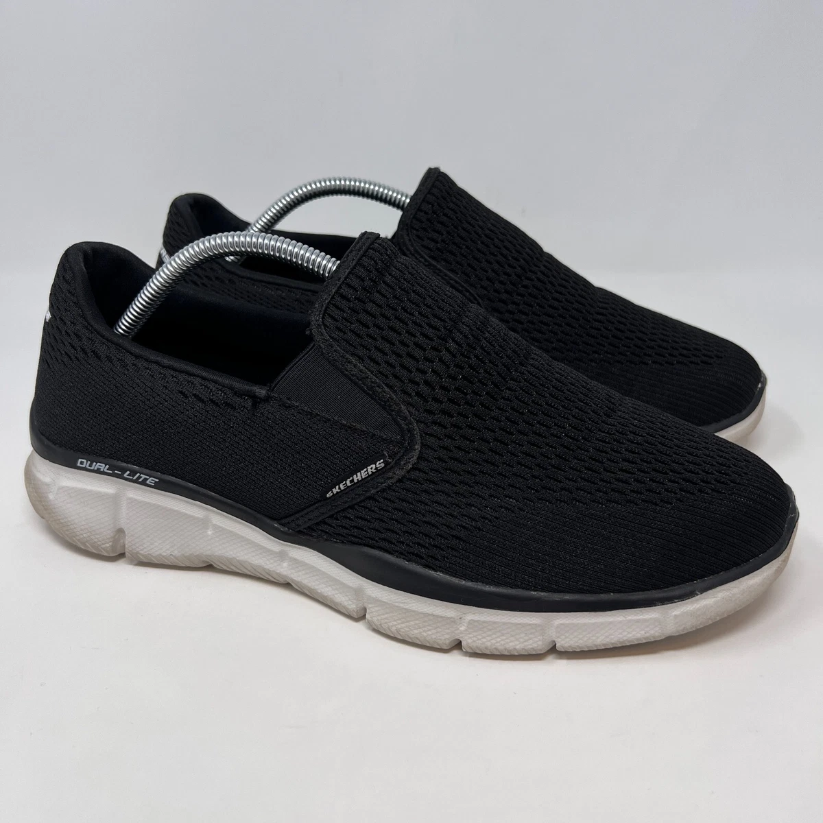 Zapatillas caminar skechers dual lite hombre azul clearance