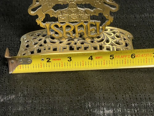 Oppenheim brass menorah Base - Picture 6 of 7
