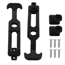 2 PCS 6.3" Rubber Flexible Draw Latch T-Handle Hasp Hood Catch Cooler Latches