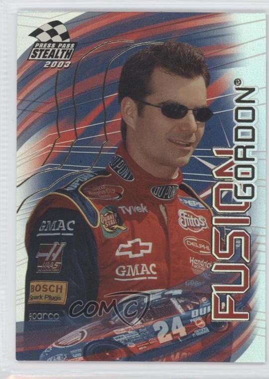 2003 Press Pass Stealth Fusion Jeff Gordon #FU4 HOF 0a1
