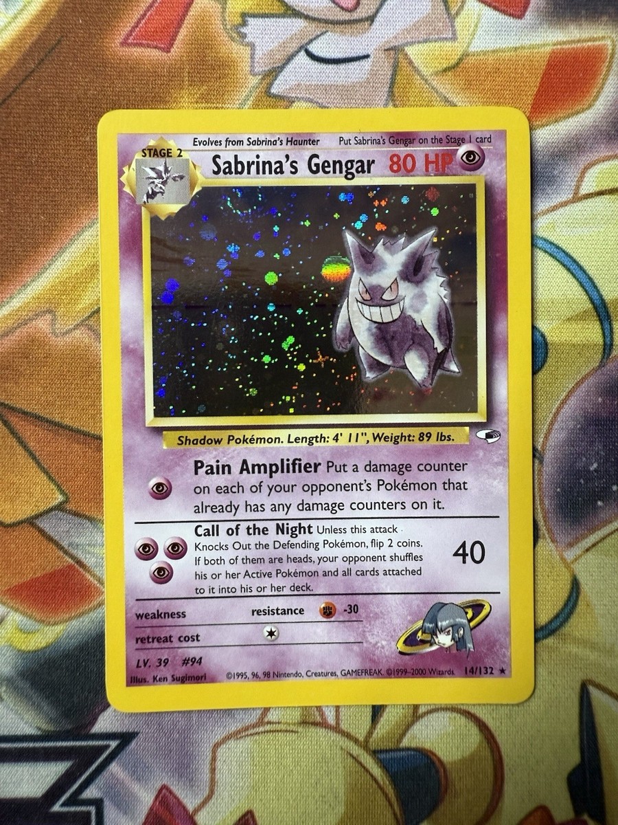 SABRINA'S GENGAR HOLO 14/132 ナツメのゲンガー英語版 SABRINA'S