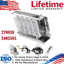 279838 Dryer Heating Element Fuse Kit For Whirlpool Kenmore Maytag Roper 339251