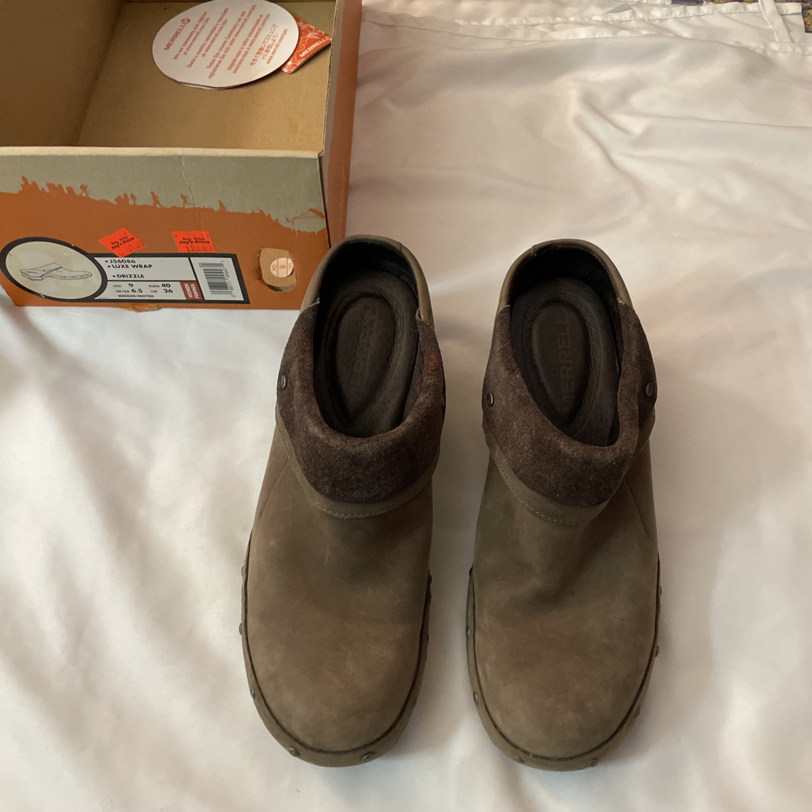 Merrell Donna J56086 Luxe Wrap Drizzle Taglia 9 Nuovo con scatola