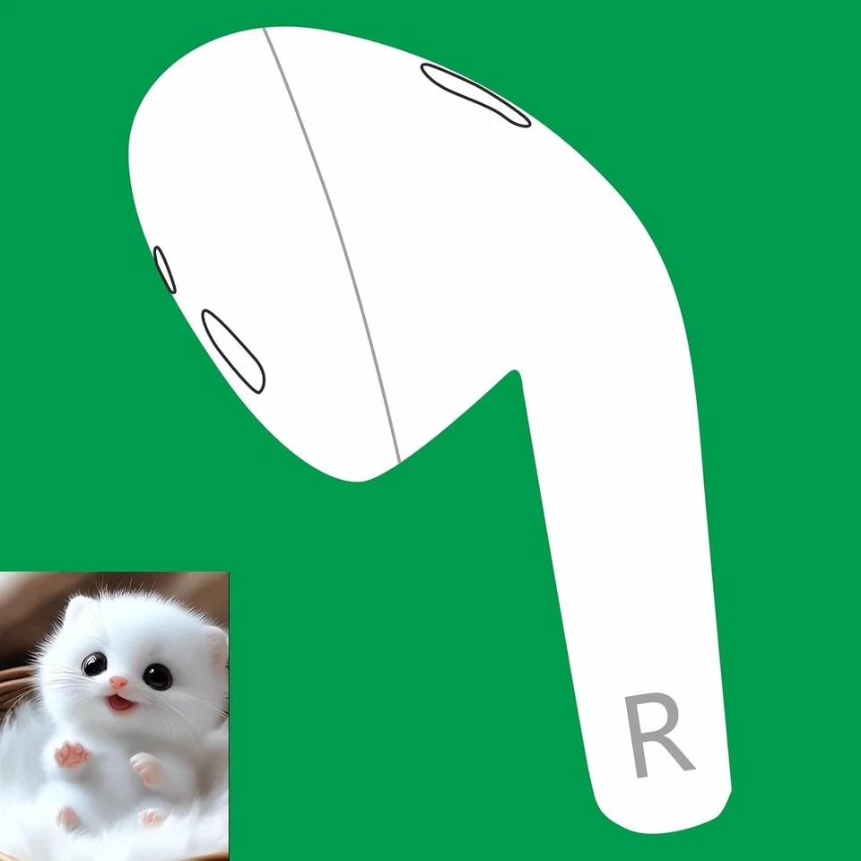 Single Right Earbud for Air Pods 2 A1938 Charging Case - Image 3 of 4