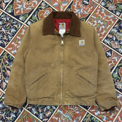Vintage Carhartt Detroit Quilted Lined Child Youth Boys Canvas