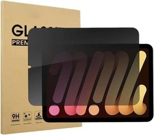 1 Privacy Screen Protector for iPad Mini 8.3 Inch Mini 7 A17 Pro hyaline