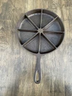 Vintage Cast Iron BSR Birmingham Stove & Range Corn Bread Skillet   8 Wedge