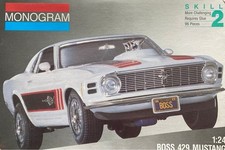 Monogram Boss 429 Mustang 1:24 Scale Plastic Model Kit Deluxe Edition