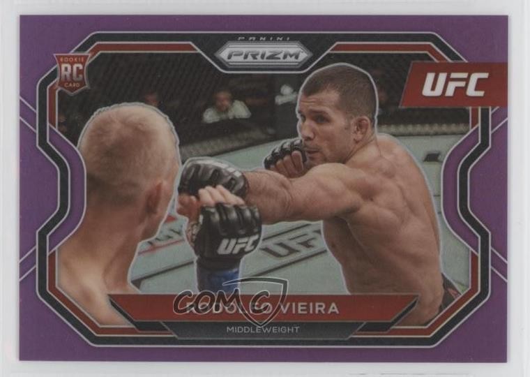 2021 Panini Prizm UFC Purple Prizm 31/149 Rodolfo Vieira #107 Rookie RC 05or