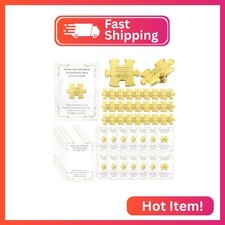 Solsew 100 Sets Employee Appreciation Gifts Puzzle Lapel Pin May You