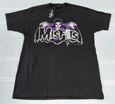 Misfits - 2016 Logo Shirt Fiend Bat Skull Crimson Ghost Sz Large - NEW NWT