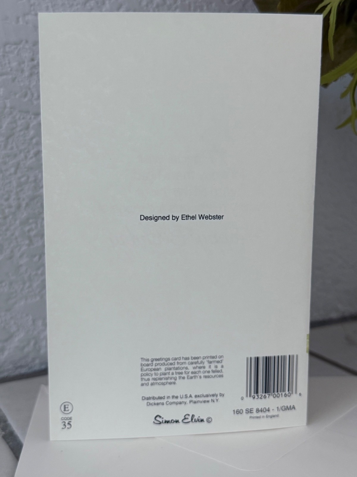 Vintage Simon Elvin "With Love To Grandma" Happy Birthday Greeting Card