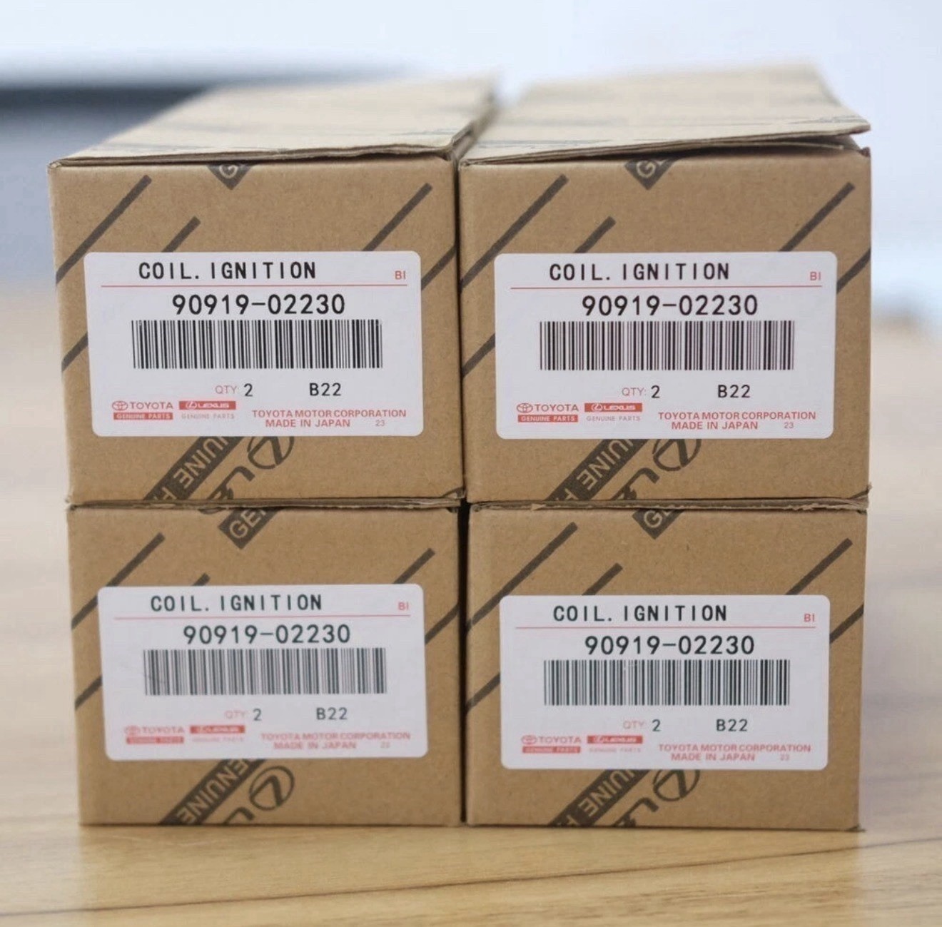 8X Genuine Ignition Coils Denso For Toyota Tundra 4.7L V8 90919-02230 673-1303