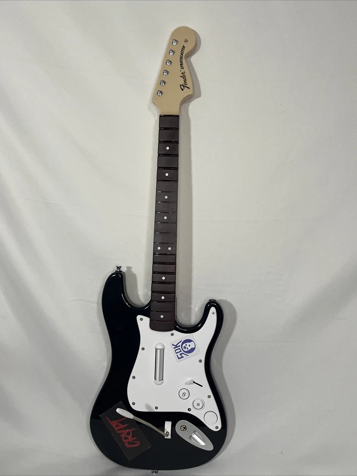 Harmonix Rock Band 4 Wireless Guitar Fender Stratocaster Xbox One 91161  Tested - Image 2 of 4