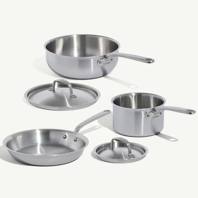 Made in Kochgeschirr 5-teiliges Edelstahl-Set - Brandneu in Box