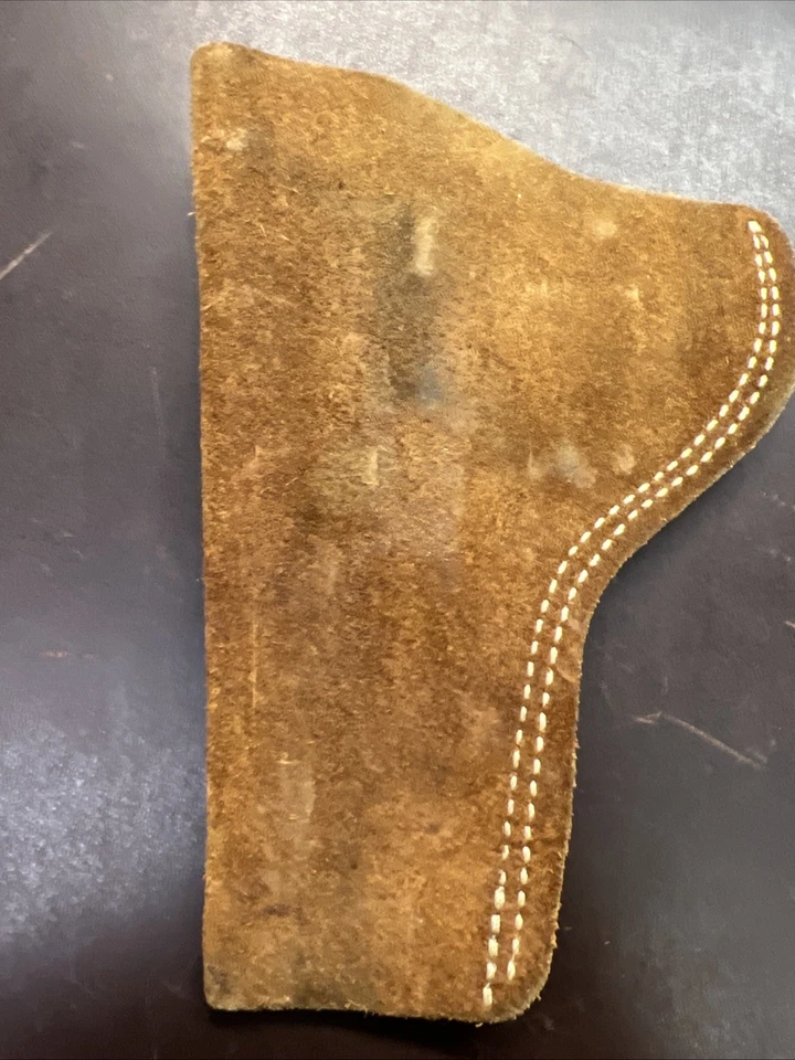 Funda IWB de cuero para pistola Bianchi de colección | Cuero de gamuza suave | Clip de metal | Parte superior abierta Foto 3 de 4