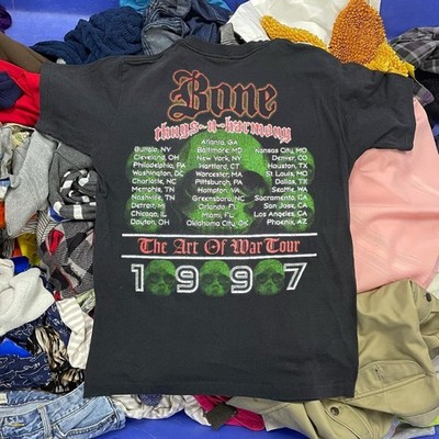 1997 Bone Thugs N Harmony Art Of War Tour Classic T-Shirt Black L