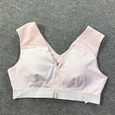 Tommie Copper Sports Bra Womens XL Shoulder Support Zip Front Activewear Gym