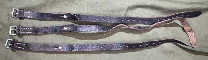 RARE 1957 East German Tornister Pack Straps EARLY Army DDR NVA MdI WWII type