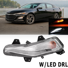 Fog Light w/LED DRL Halogen Turn Signal Left Side For 2019-2023 Chevy Malibu