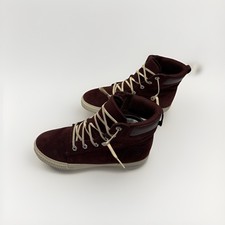 Timberland Women’s Skyla Bay 7" Burgundy Suede Sneaker Boot Sz 9