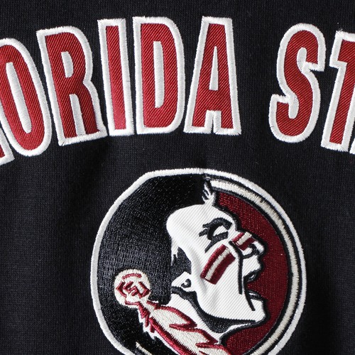 Women's Black Florida State Seminoles Arch & Logo 1 Pullover Hoodie - 第 5/5 張圖片