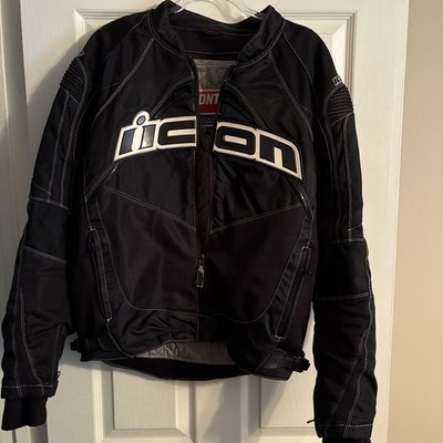 美品✨ICON アイコン CONTRA ジャケット 2XL黒　バイカー　防護 Icon Contra Armored Motorcycle Jacket Mens Large Black Mesh