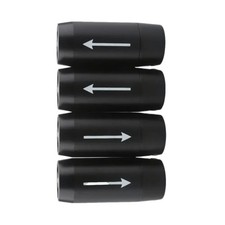4Pcs Cable Pant Aluminium Speaker Wire Pants Boot Y Splitter 1 to 2