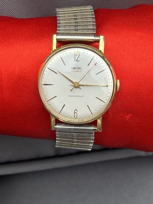 60er Jahre British Vintage Smith Herrenuhr 21 Jewels mechanisch funktionstüchtig