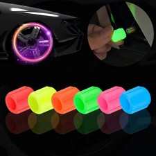 4pcs Fluorescent Car Tire Valve Cap Universal Luminous Tire Valve Stem Caps 4pcs Fluorescent Car Tire Valve Cap Universal Luminous Tire Valve Stem Caps
