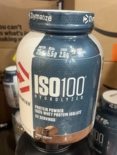 Dymatize ISO100 Hydrolyzed Gourmet Chocolate 3LB 42 Servings - Exp 07/2026