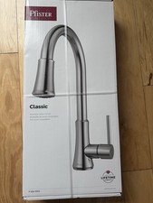 Pfister Classic Stainless Single Handle Pull Down Kitchen Faucet F-529-7PFS